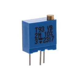 1 pcs : T93YB205KT20 - TRIMMER 2M OHM 0.5W PC PIN TOP