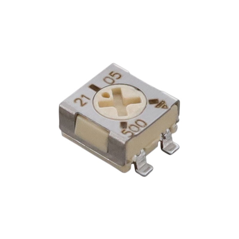 1 pcs : TS53YL500MR10 - TRIMMER 50 OHM 0.25W GW TOP ADJ