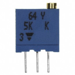 1 pcs : M64Y502KB40 - TRIMMER 5K OHM 0.5W PC PIN TOP
