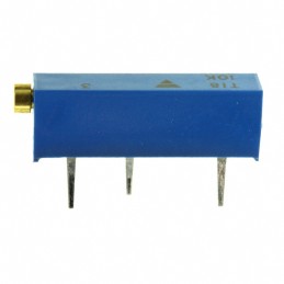 1 pcs : T18103KT10 - TRIMMER 10KOHM 0.75W PC PIN SIDE