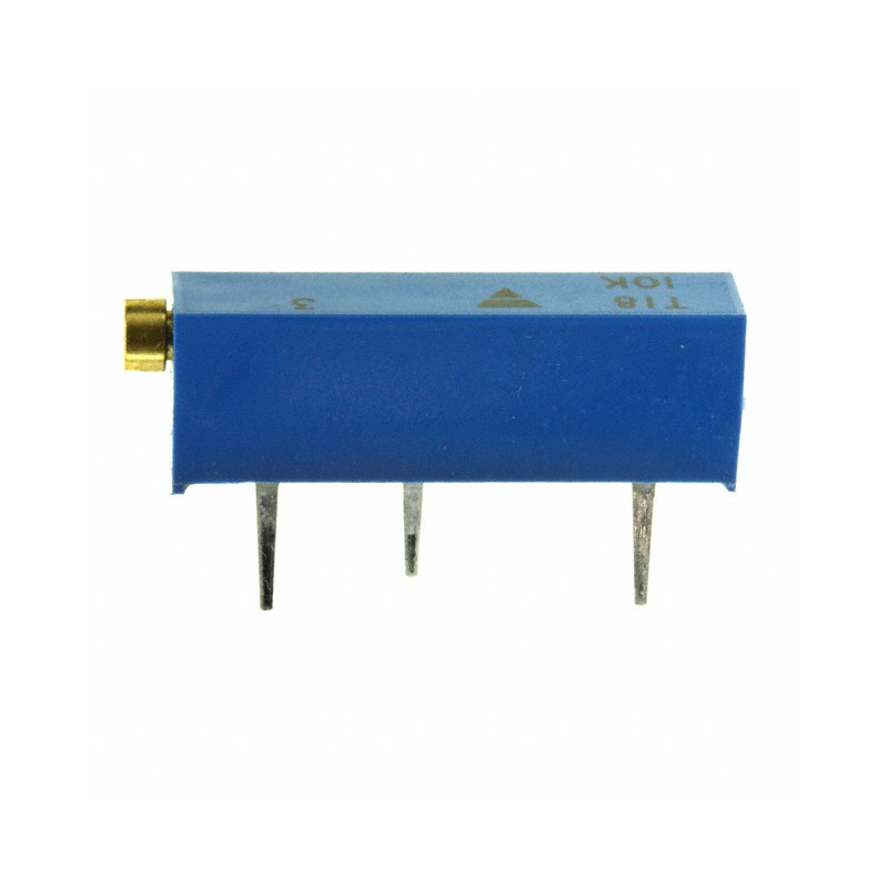 1 pcs : T18103KT10 - TRIMMER 10KOHM 0.75W PC PIN SIDE
