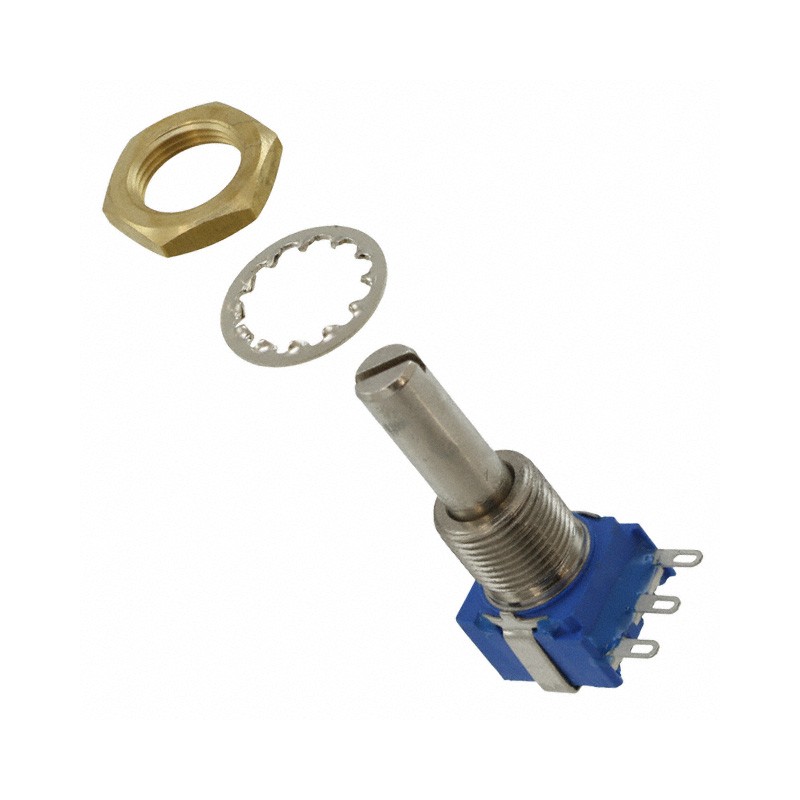 1 pcs : 53RAA-R25-A15L - POT 10K OHM 1W CERMET LINEAR