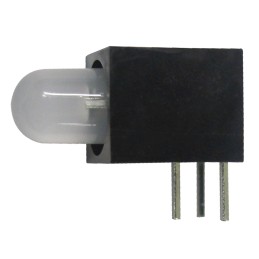 20 pcs - Kingbright L-59BL/1EGW, Green & Red Right Angle PCB LED Indicator, Through Hole 2.5 V