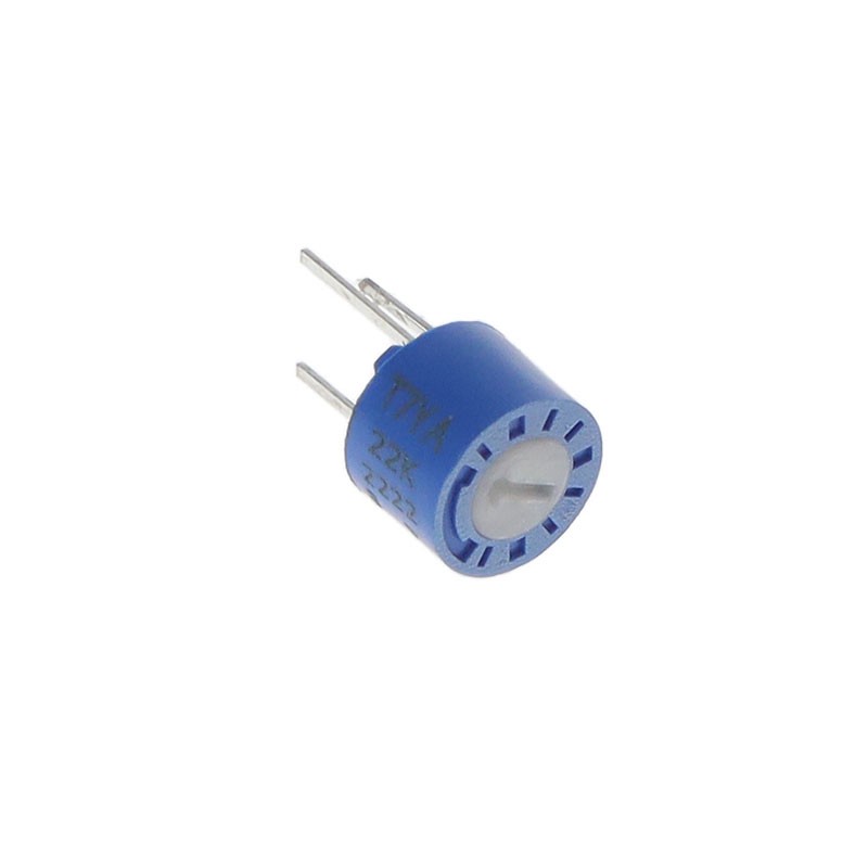 1 pcs : T7YA223MT20 - TRIMMER 22K OHM 0.5W PC PIN TOP