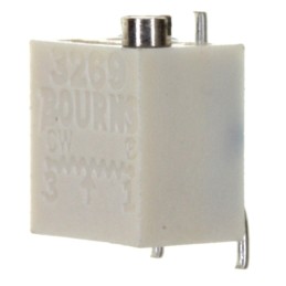1 pcs : 3269P-1-502GLF - TRIMMER 5K OHM 0.25W GW SIDE ADJ