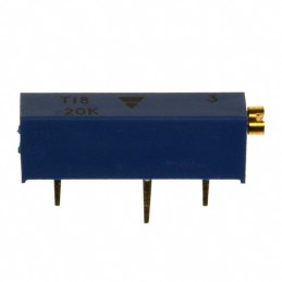 1 pcs : T18203KT10 - TRIMMER 20KOHM 0.75W PC PIN SIDE