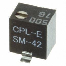 1 pcs : SM-42TX500 - TRIMMER 50 OHM 0.25W GW TOP ADJ
