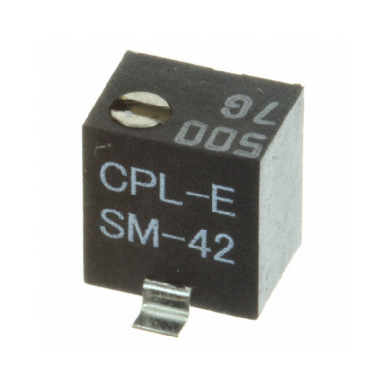 1 pcs : SM-42TX500 - TRIMMER 50 OHM 0.25W GW TOP ADJ