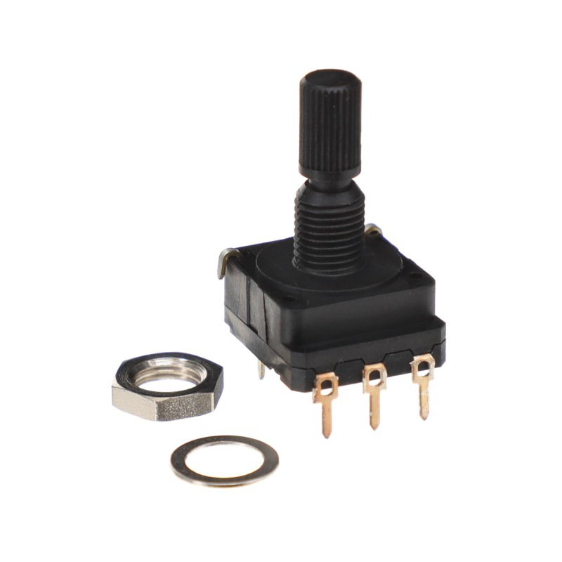 1 pcs : PC16SV-07IP17-504A2020-TA - POT 500K OHM 1/5W CARBON LINEAR