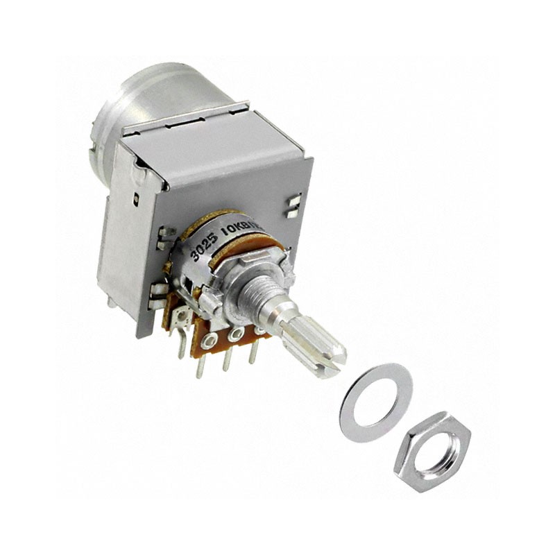 1 pcs : PRM162-K420K-103B1 - POT 10K OHM 1/10W CARBON LINEAR