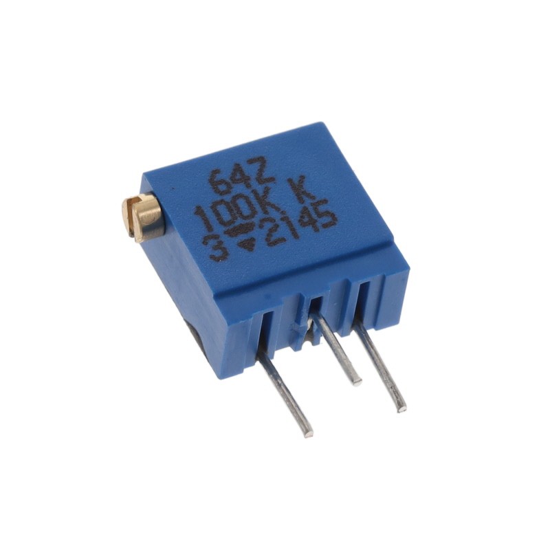 1 pcs : M64Z104KB40 - TRIMMER 100KOHM 0.5W PC PIN SIDE