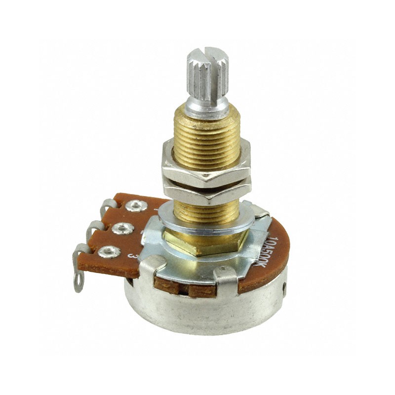 1 pcs : PDB241-GTR03-504A2 - POT 500K OHM 1/4W CARBON LOG