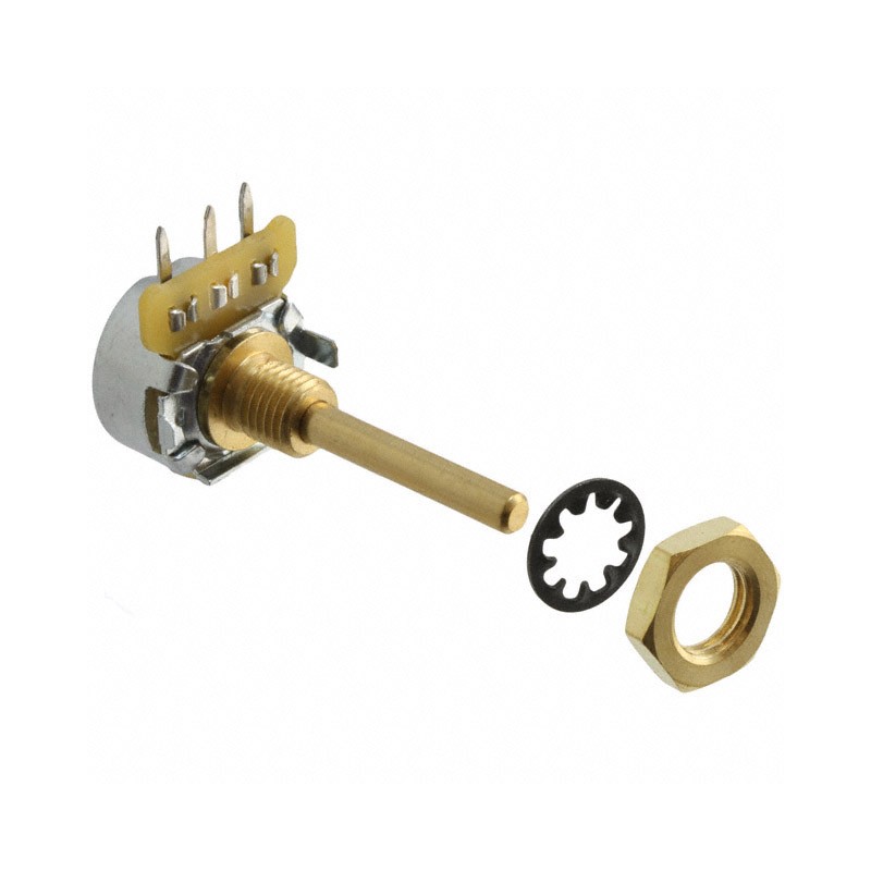 1 pcs : 270X232A104B1A1 - POT 100K OHM 1/4W CARBON LINEAR