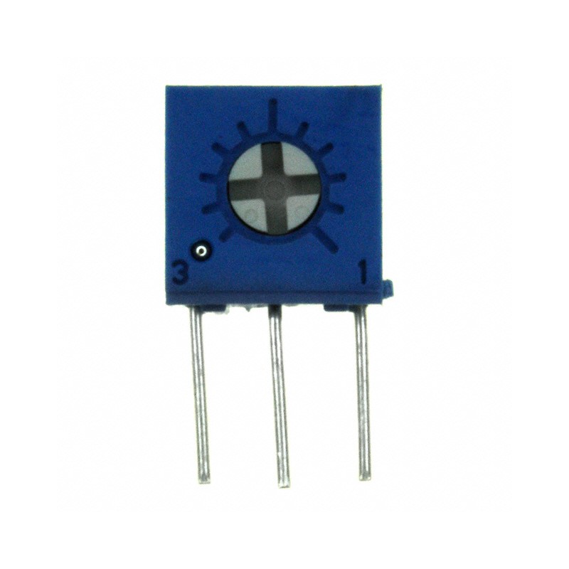 1 pcs : T73XX203KT20 - TRIMMER 20K OHM 0.5W PC PIN SIDE