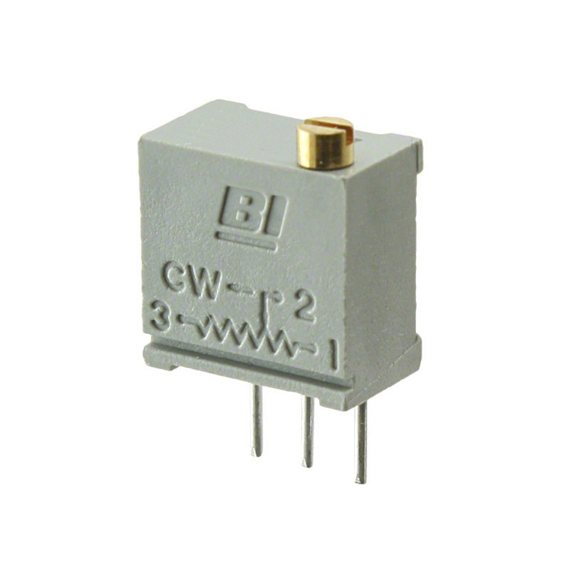 1 pcs : 68WR1MEGLF - TRIMMER 1M OHM 0.5W PC PIN TOP