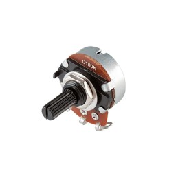 1 pcs : PTN24B-B1015K1PB - POT 10K OHM 1/2W CARBON LINEAR