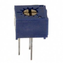 1 pcs : T73YE102KT20 - TRIMMER 1K OHM 0.5W PC PIN TOP