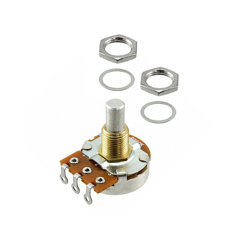 1 pcs : PDB241-GTR02-254B0 - POT 250K OHM 1/4W CARBON LINEAR