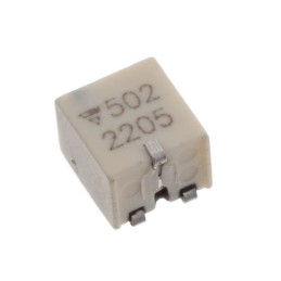 1 pcs : TSM4YJ502KR05 - TRIMMER 5K OHM 0.25W GW TOP ADJ