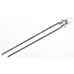 25 pcs - SFH 4356 ams OSRAM, 860nm IR LED, 3mm (T-1) Through Hole package