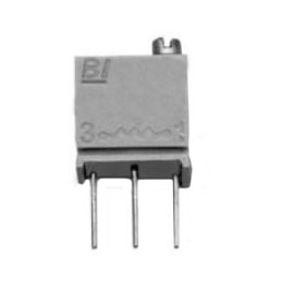 1 pcs : 64YR2KLF - TRIMMER 2K OHM 0.25W PC PIN TOP