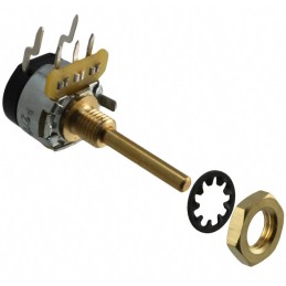 1 pcs : 270X232A104B1B1 - POT 100K OHM 1/4W CARBON LINEAR