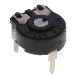 1 pcs : PT10LV10-505A3030-S - TRIMMER 5M OHM 0.15W PC PIN TOP