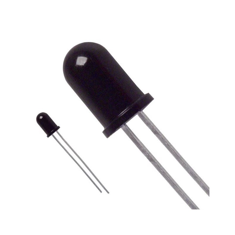25 pcs - QSD124 onsemi, ±12 ° IR Phototransistor, Through Hole 2-Pin T-1 3/4 package
