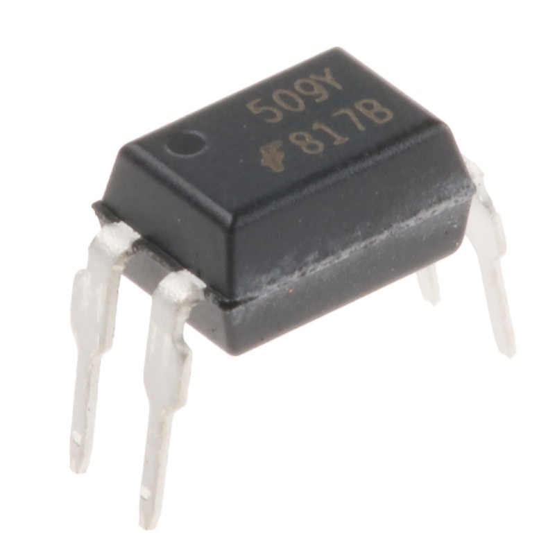 25 pcs - onsemi, FOD817B DC Input Transistor Output Optocoupler, Through Hole, 4-Pin MDIP