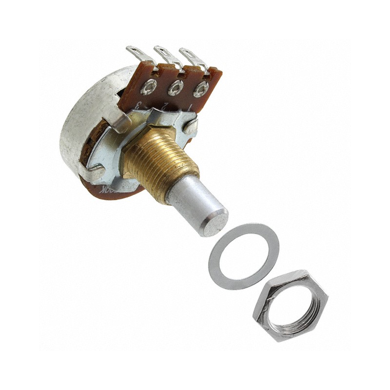 1 pcs : PDB241-GTR02-254A2 - POT 250K OHM 1/4W CARBON LOG