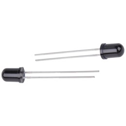 25 pcs - SFH 4556 ams OSRAM, 860nm IR LED, 5mm (T-1 3/4) Through Hole package