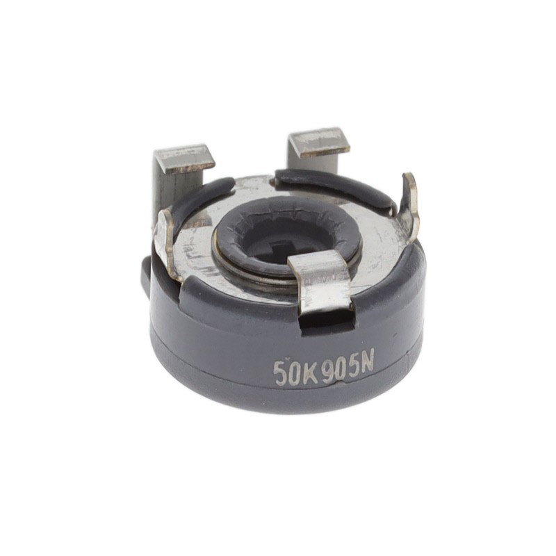 1 pcs : PS10KV60-503A3030-PM - TRIMMER 50K OHM 0.15W J LEAD TOP