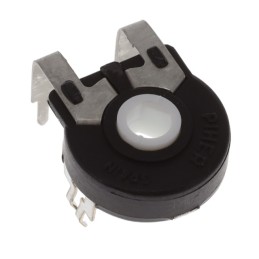 1 pcs : PT15RV18-103A1010-E-S - TRIMMER 10K OHM 0.25W PC PIN TOP