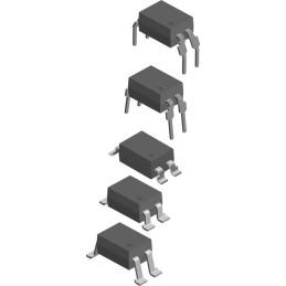 25 pcs - Vishay, VO618A-3 Phototransistor Output Optocoupler, Through Hole, 4-Pin