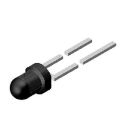 25 pcs - VSLB4940 Vishay, 940nm High Speed Infrared Emitting Diode, Leaded Through Hole package