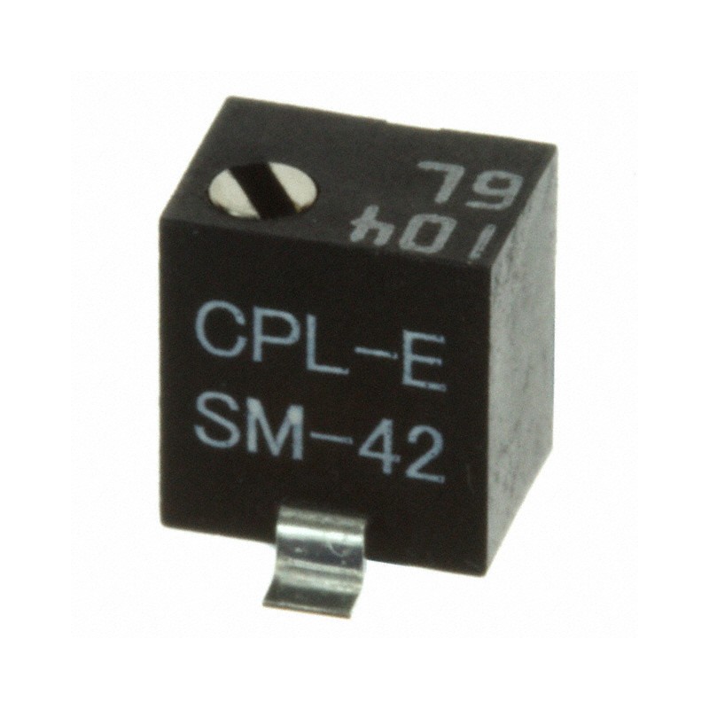 1 pcs : SM-42TX104 - TRIMMER 100K OHM 0.25W GW TOP