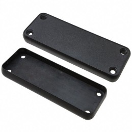 1 pcs : 1455JPLBK - BEZEL SOLID PLASTIC BLACK 2/PACK