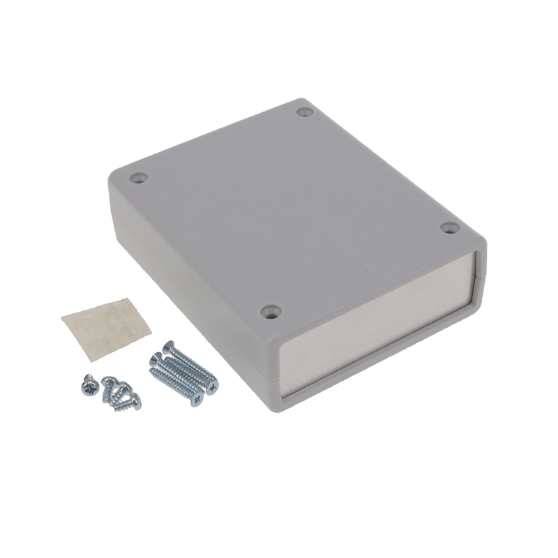 1 pcs : 1593BBALGY - BOX PLASTIC GRAY 3.75'L X 3.04'W