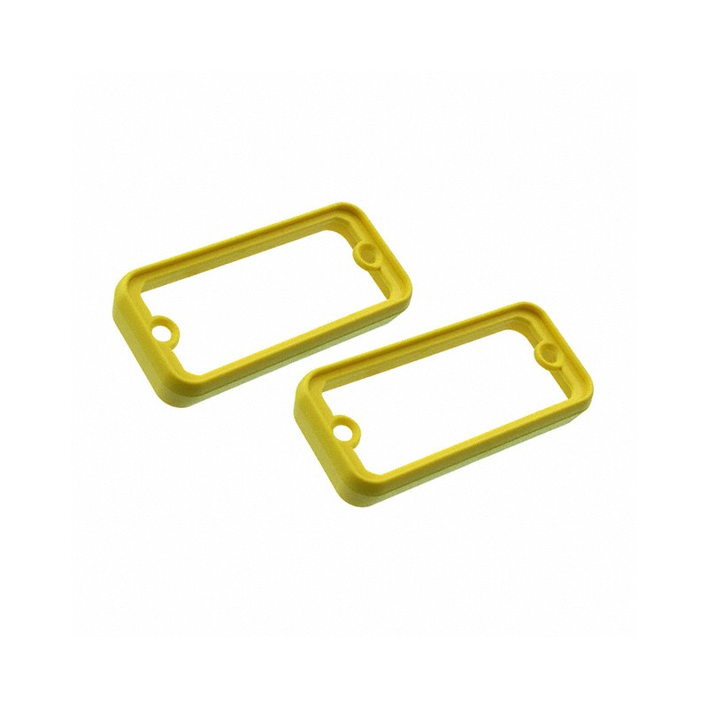 1 pcs : 1455CBY - BEZEL OPEN PLAS YELLOW 2/PACK