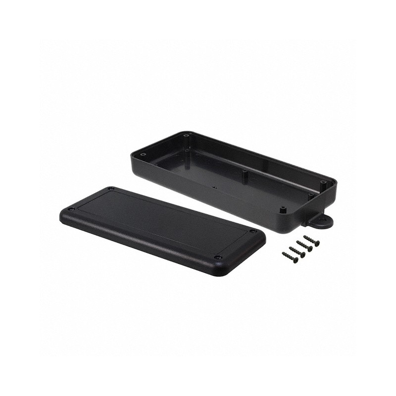 1 pcs : PT-11670-MB - BOX ABS BLACK 6.5'L X 2.88'W