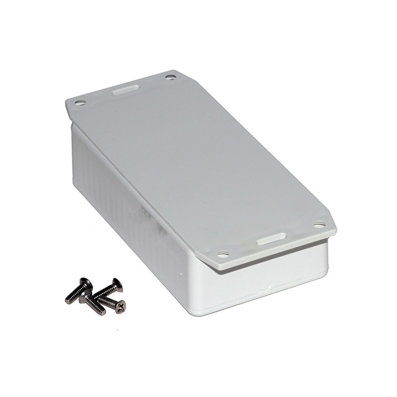 1 pcs : 1591BF2GY - BOX PLASTIC GRAY 4.4'L X 2.44'W