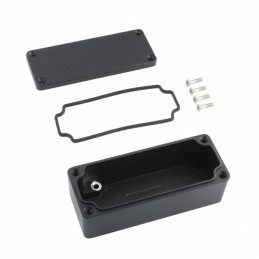 1 pcs : 1550Z102BK - BOX ALUM BLACK 3.55'L X 1.43'W