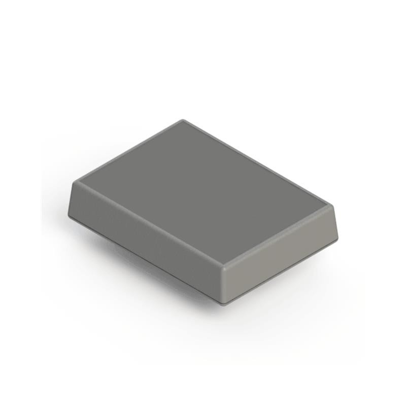 1 pcs : 031I,GY - BOX ABS GRAY 4.38'L X 3.25'W