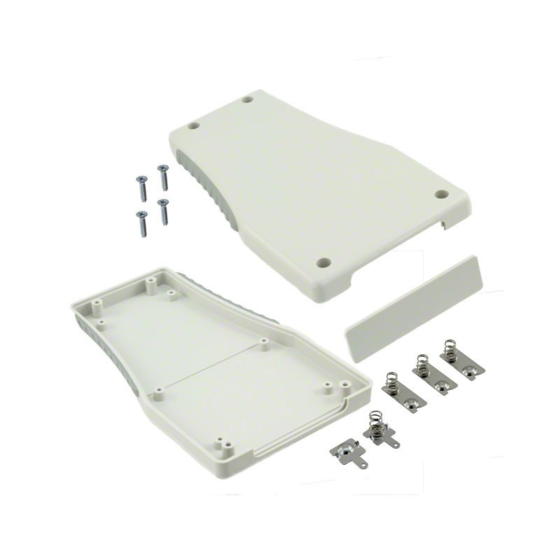 1 pcs : HH-3510-BCG - BOX ABS GRAY 6.3'L X 3.7'W