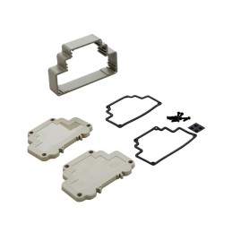 1 pcs : DMX-4776-G - BOX ALUM GRAY 3.87'L X 1.08'W