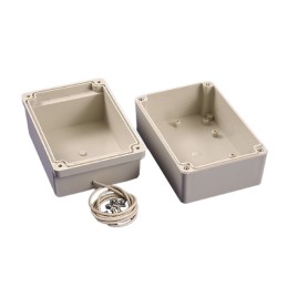 1 pcs : RP1155 - BOX ABS GRAY 4.95'L X 3.39'W