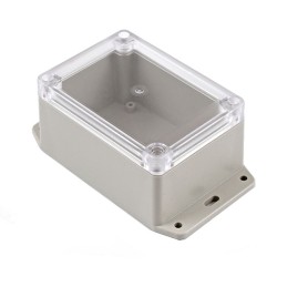 1 pcs : RP1095BFC - BOX ABS GRAY/CLR 5.2'L X 3.01'W