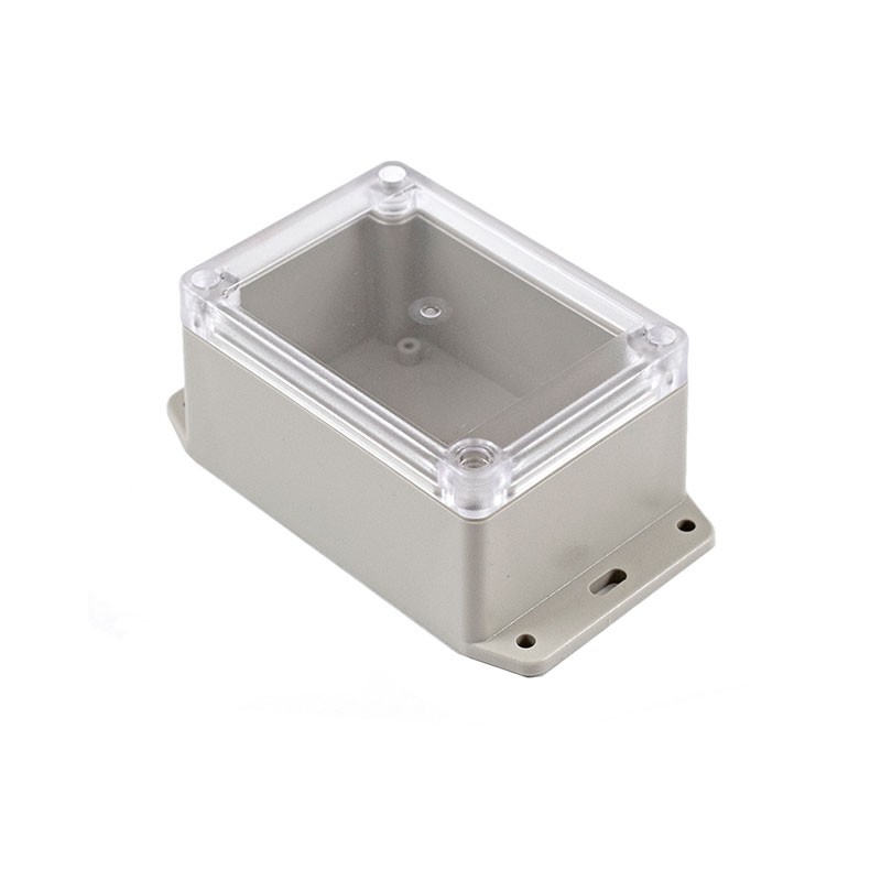 1 pcs : RP1095BFC - BOX ABS GRAY/CLR 5.2'L X 3.01'W