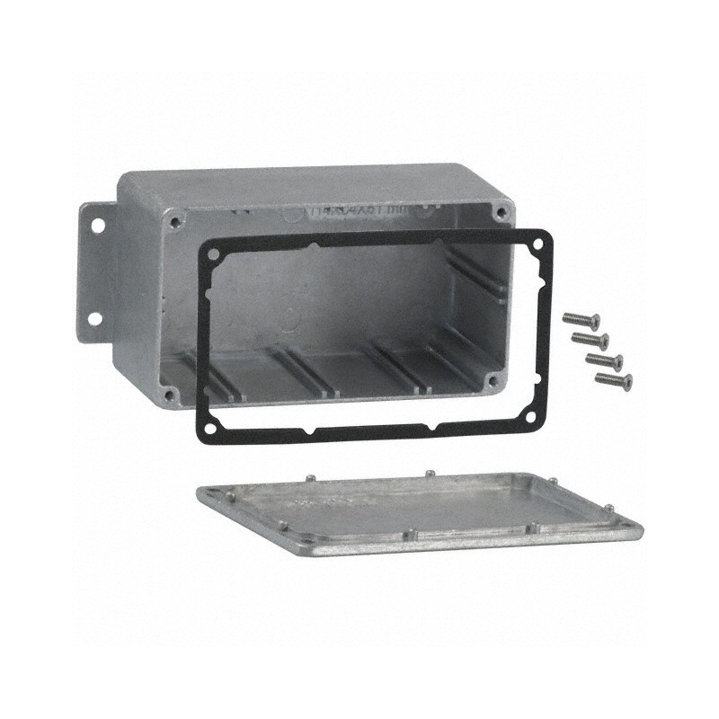 1 pcs : CN-6704 - BOX ALUM NATURAL 4.51'L X 2.50'W