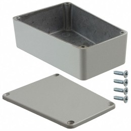 1 pcs : 1590TRPBLG - STOMP BOX ALUM 4.41'L X 3.11'W